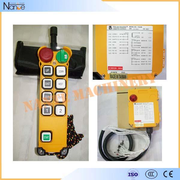 Interruptor de botón de mano del alzamiento con el nilón - fibra TELECRANE de vivienda F24-10S 0