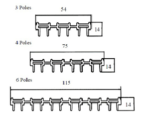 Barra de distribución del carril del conductor del sistema del carrete de Tro de la resistencia de 4 postes alta 0