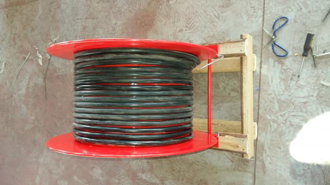 La grúa de pórtico de vacilación del tambor del cable de la primavera de la grúa parte el cable móvil motorizado auto 1
