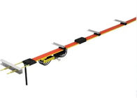 Heavy Current Insulated Safe Overhead Conductor Rail 4 Poles Inside Use