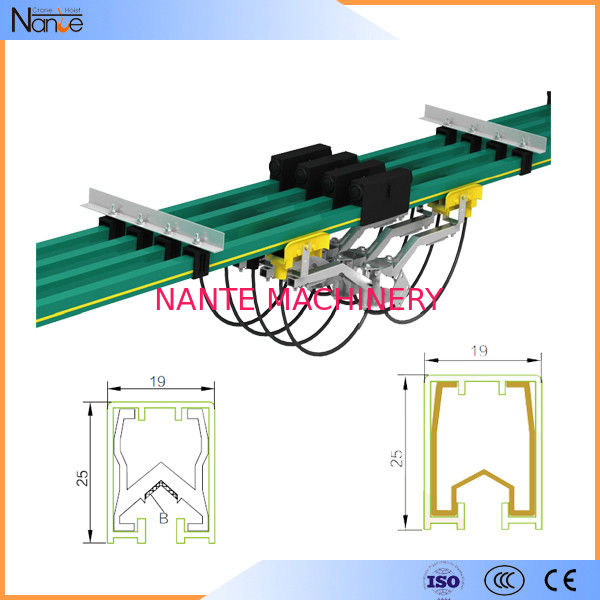 Aluminum Conductor Rail System Busbar / Single Pole Cross Travel System JDC-H