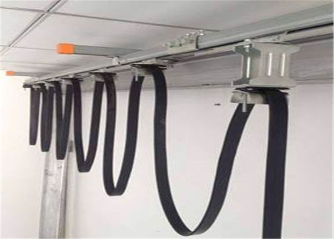 Sistema de acero galvanizado del adorno del cable de pista de C para el cable plano y redondo 0