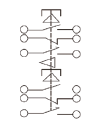 Control pendiente con los botones del control de velocidad de la remolque, serie del alzamiento universal de NXAC 4