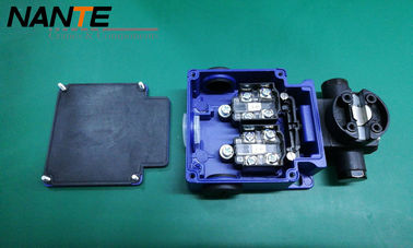 Double Poles Blue Cross Limiter Made By Galvanized Steel Used For Industrial Work